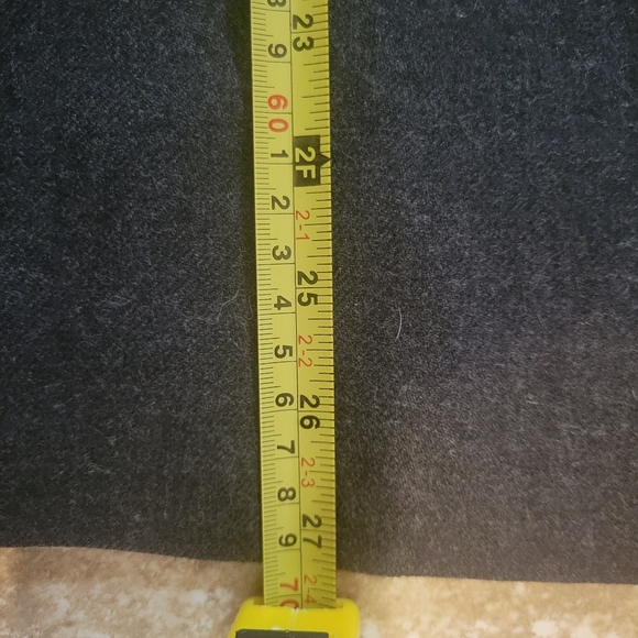 Amanda Smith Petites Women's Gray Double-Breasted Pure Wool Blazer. Size 10P - Picture 7 of 7